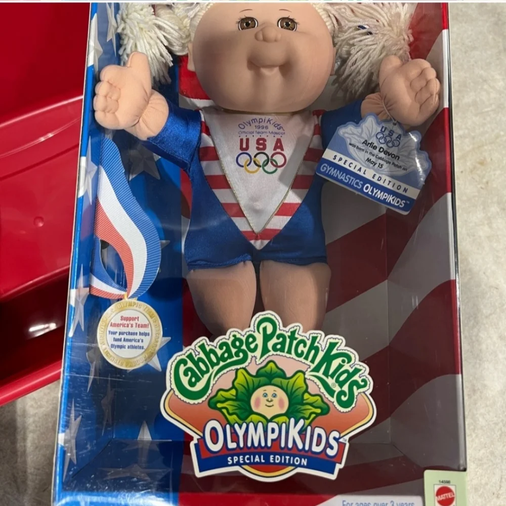 New Cabbage Patch Kid (OlympiKids Special Edition Doll) New In Box Vintage 1996